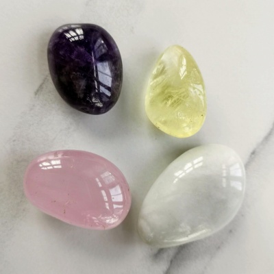 Libra Gemstone Crystal Set